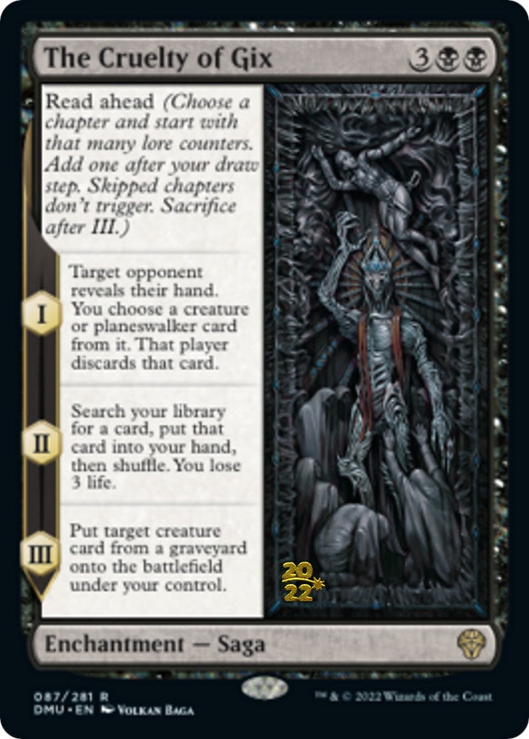 The Cruelty of Gix [Dominaria United Prerelease Promos] | Shuffle n Cut Hobbies & Games