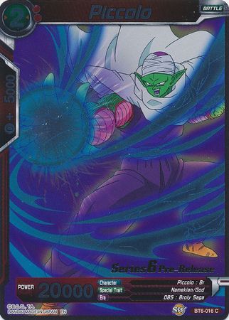 Piccolo [BT6-016_PR] | Shuffle n Cut Hobbies & Games