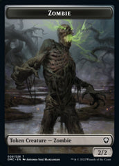 Saproling // Zombie Double-Sided Token [Dominaria United Tokens] | Shuffle n Cut Hobbies & Games
