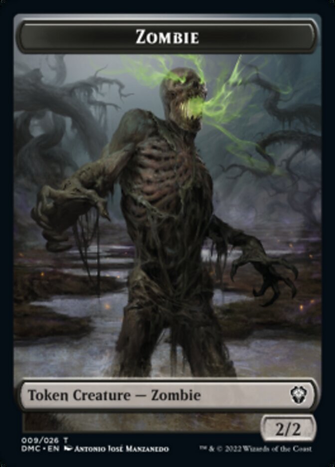 Soldier // Zombie Double-Sided Token [Dominaria United Tokens] | Shuffle n Cut Hobbies & Games