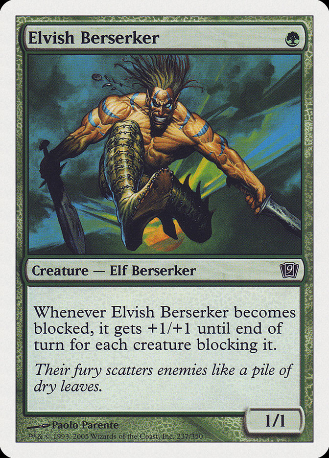 Elvish Berserker [Ninth Edition] | Shuffle n Cut Hobbies & Games