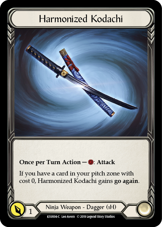 Harmonized Kodachi (Reverse) [KSU004-C] 1st Edition Normal | Shuffle n Cut Hobbies & Games