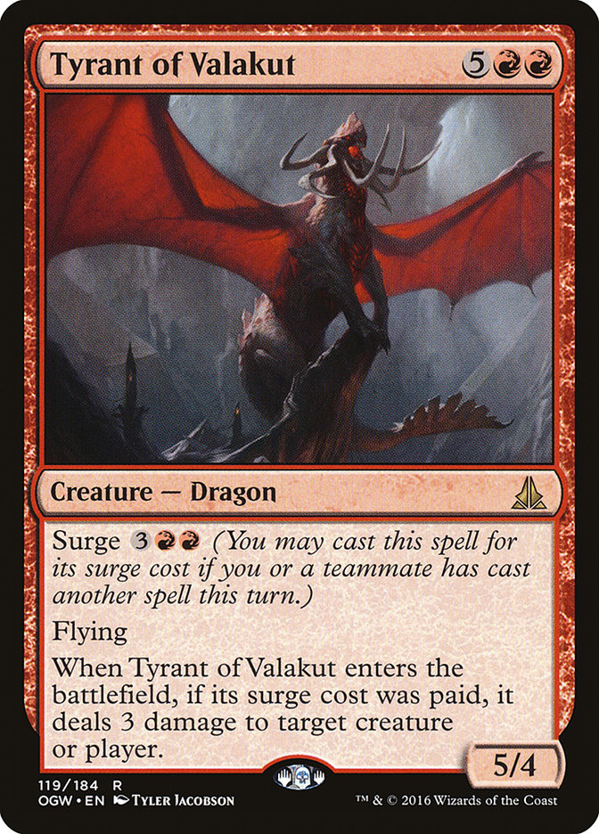 Tyrant of Valakut [Oath of the Gatewatch] | Shuffle n Cut Hobbies & Games