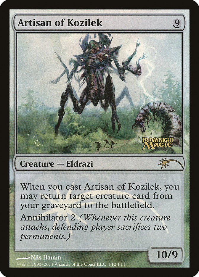 Artisan of Kozilek [Friday Night Magic 2011] | Shuffle n Cut Hobbies & Games