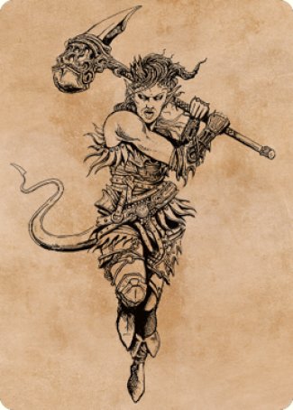 Karlach, Fury of Avernus Art Card (54) [Commander Legends: Battle for Baldur's Gate Art Series] | Shuffle n Cut Hobbies & Games
