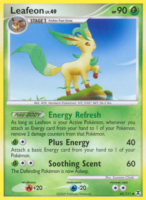 Leafeon (45/111) [Platinum: Rising Rivals] | Shuffle n Cut Hobbies & Games