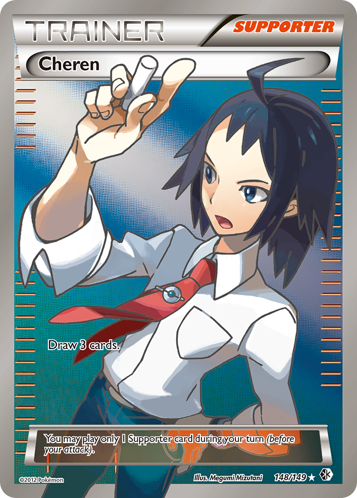 Cheren (148/149) [Black & White: Boundaries Crossed] | Shuffle n Cut Hobbies & Games