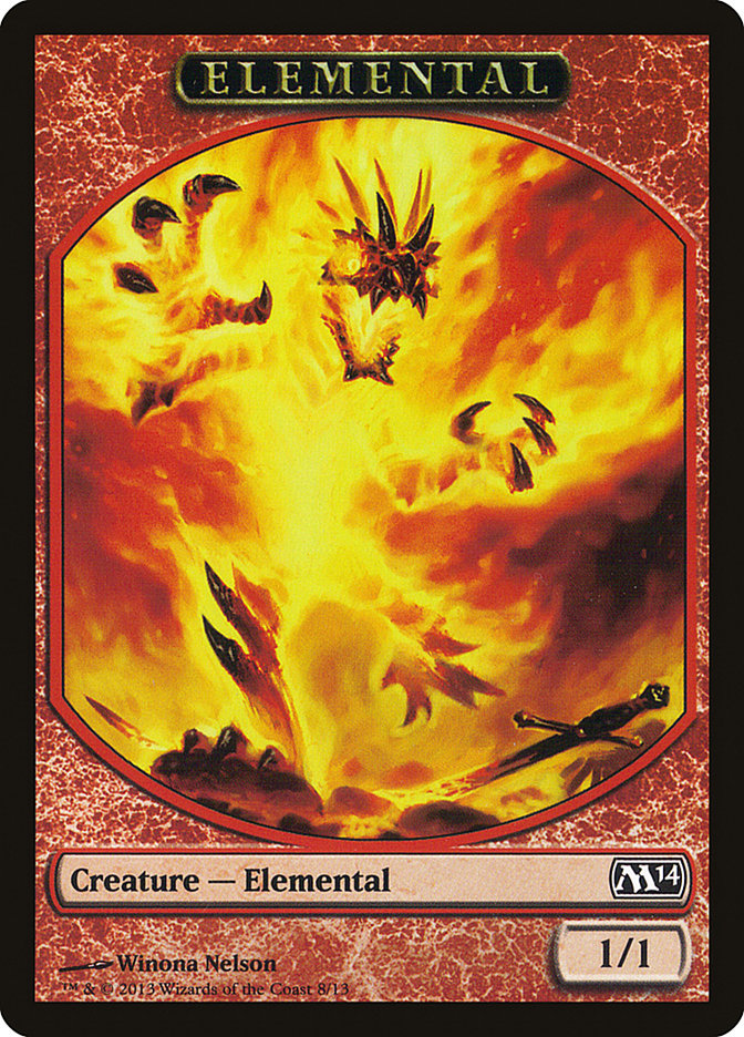 Elemental Token (8/13) [Magic 2014 Tokens] | Shuffle n Cut Hobbies & Games