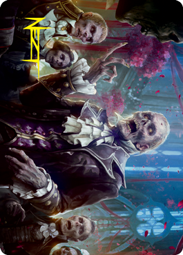 Undead Butler Art Card (Gold-Stamped Signature) [Innistrad: Crimson Vow Art Series] | Shuffle n Cut Hobbies & Games