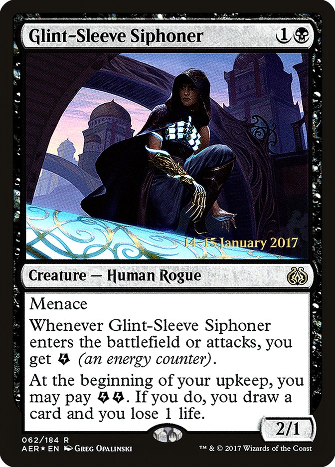 Glint-Sleeve Siphoner [Aether Revolt Prerelease Promos] | Shuffle n Cut Hobbies & Games