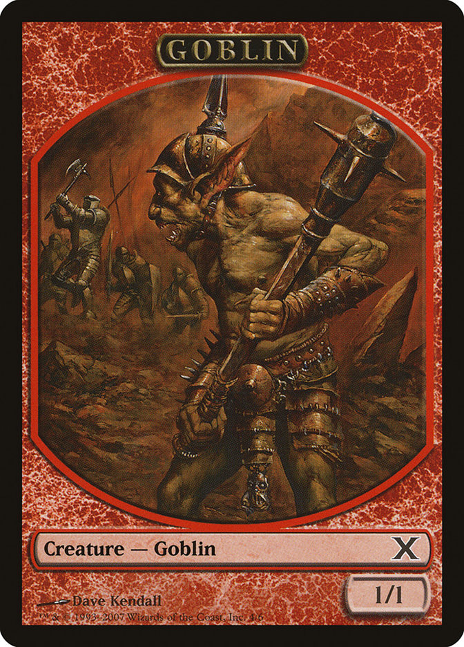 Goblin Token [Tenth Edition Tokens] | Shuffle n Cut Hobbies & Games
