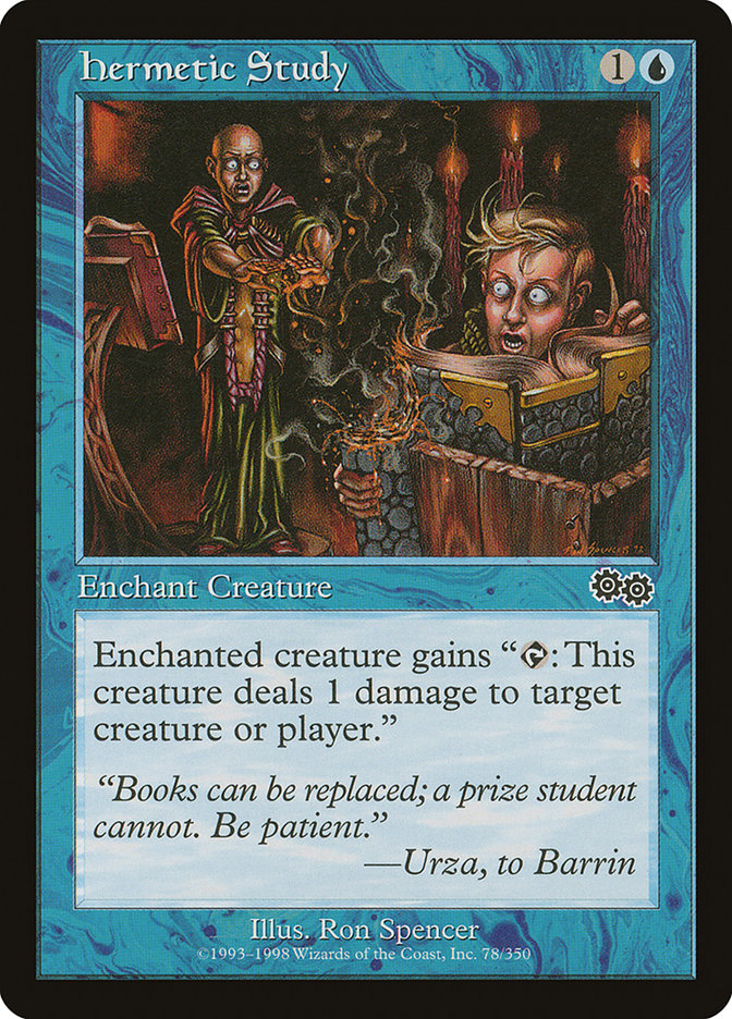 Hermetic Study [Urza's Saga] | Shuffle n Cut Hobbies & Games