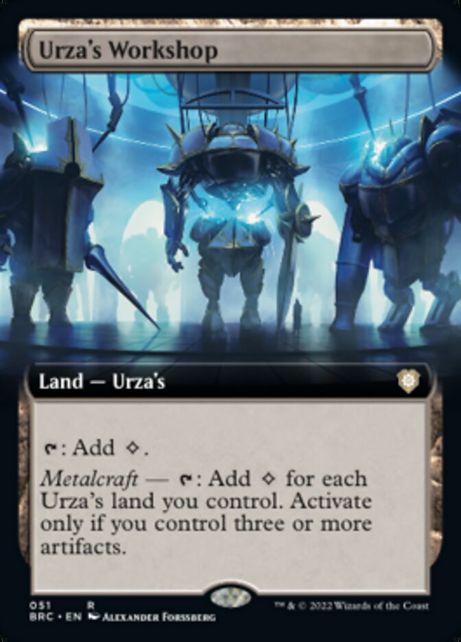 Urza's Workshop (Extended Art) [The Brothers' War Commander] | Shuffle n Cut Hobbies & Games