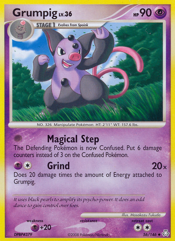 Grumpig (56/146) [Diamond & Pearl: Legends Awakened] | Shuffle n Cut Hobbies & Games