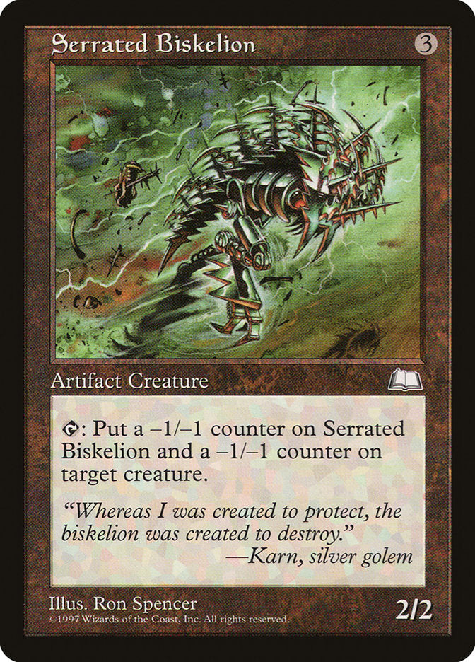 Serrated Biskelion [Weatherlight] | Shuffle n Cut Hobbies & Games