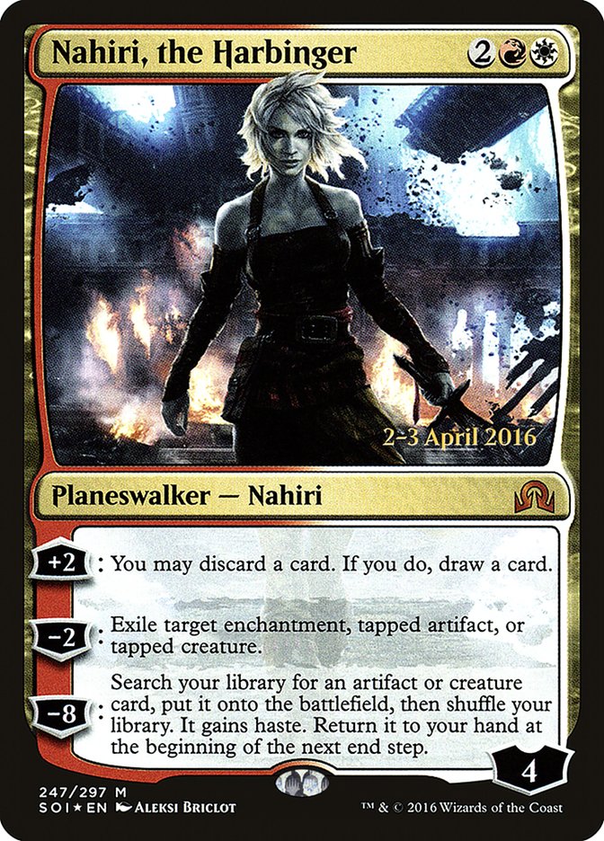 Nahiri, the Harbinger [Shadows over Innistrad Prerelease Promos] | Shuffle n Cut Hobbies & Games