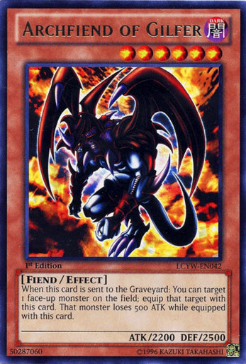 Archfiend of Gilfer [LCYW-EN042] Rare | Shuffle n Cut Hobbies & Games