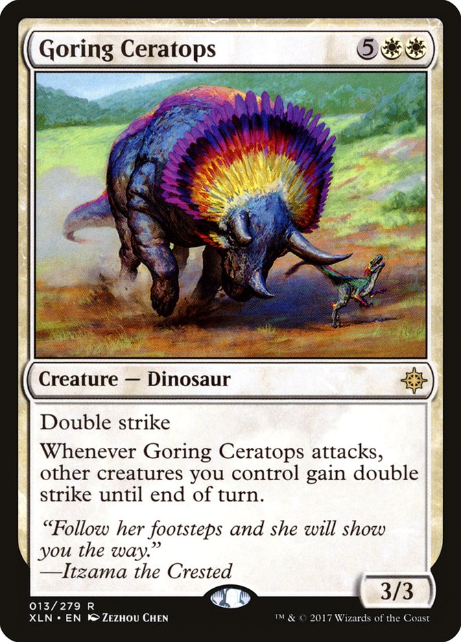 Goring Ceratops [Ixalan] | Shuffle n Cut Hobbies & Games