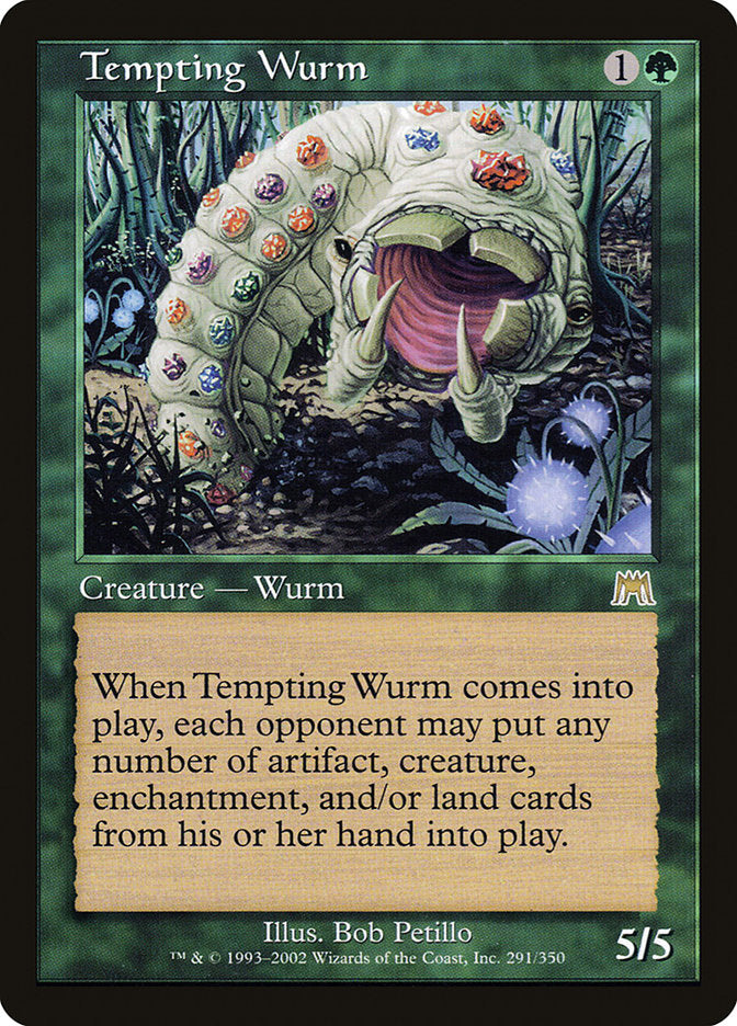 Tempting Wurm [Onslaught] | Shuffle n Cut Hobbies & Games