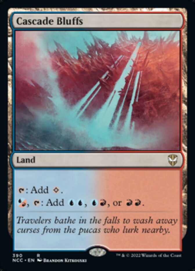 Cascade Bluffs [Streets of New Capenna Commander] | Shuffle n Cut Hobbies & Games