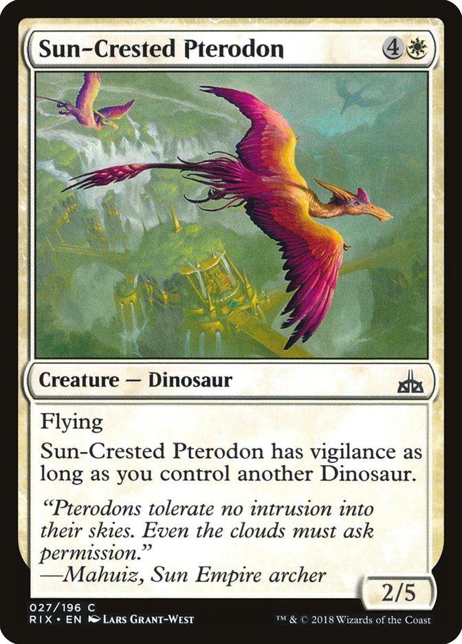 Sun-Crested Pterodon [Rivals of Ixalan] | Shuffle n Cut Hobbies & Games