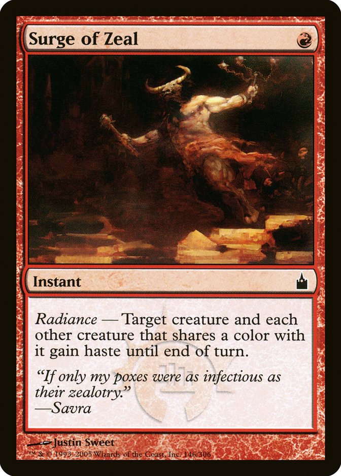 Surge of Zeal [Ravnica: City of Guilds] | Shuffle n Cut Hobbies & Games