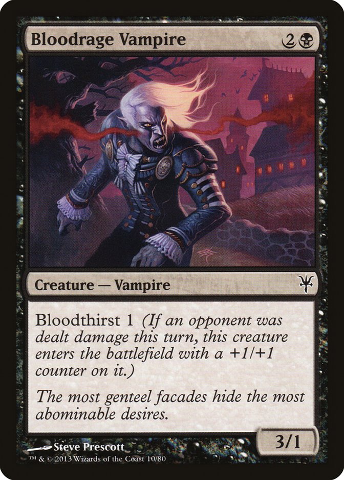 Bloodrage Vampire [Duel Decks: Sorin vs. Tibalt] | Shuffle n Cut Hobbies & Games