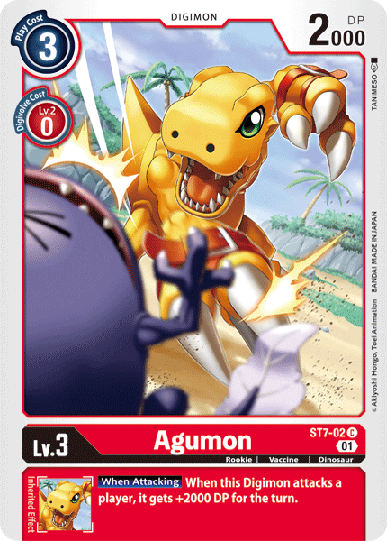 Agumon [ST7-02] [Starter Deck: Gallantmon] | Shuffle n Cut Hobbies & Games