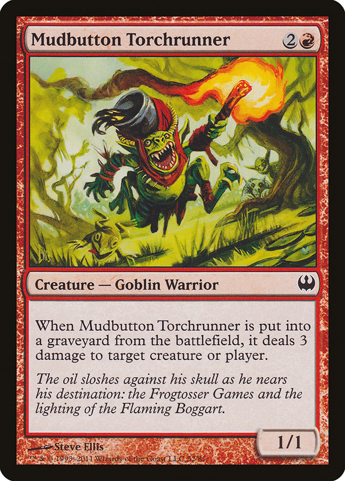 Mudbutton Torchrunner [Duel Decks: Knights vs. Dragons] | Shuffle n Cut Hobbies & Games