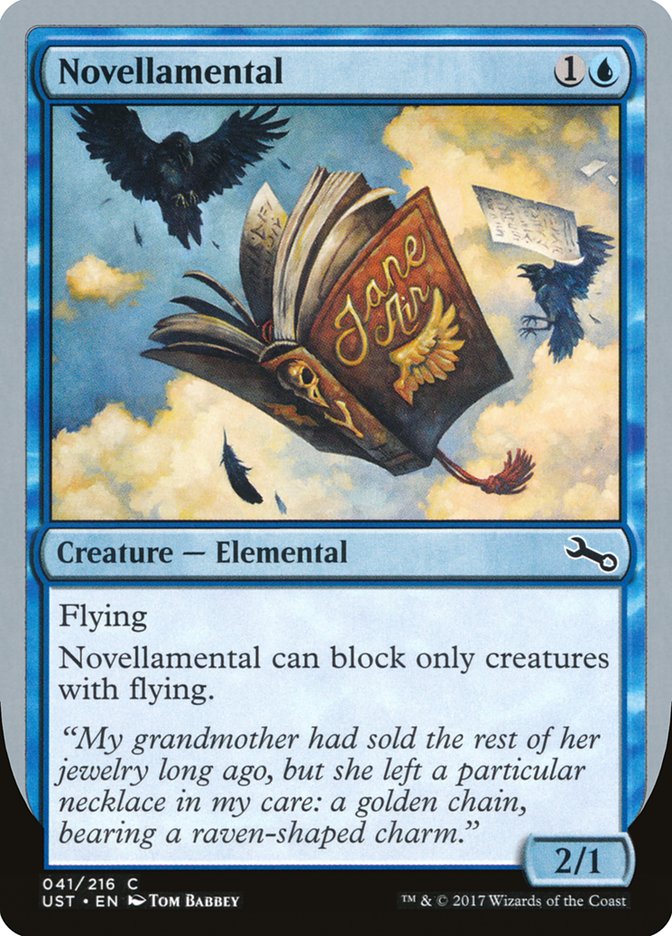 Novellamental ("My grandmother had sold...") [Unstable] | Shuffle n Cut Hobbies & Games