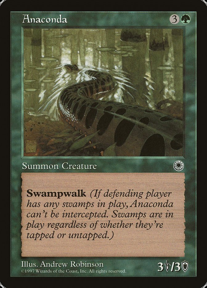 Anaconda (No Flavor Text) [Portal] | Shuffle n Cut Hobbies & Games