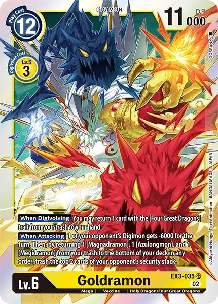 Goldramon [EX3-035] [Revision Pack Cards] | Shuffle n Cut Hobbies & Games