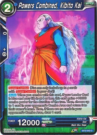 Powers Combined, Kibito Kai [BT3-043] | Shuffle n Cut Hobbies & Games