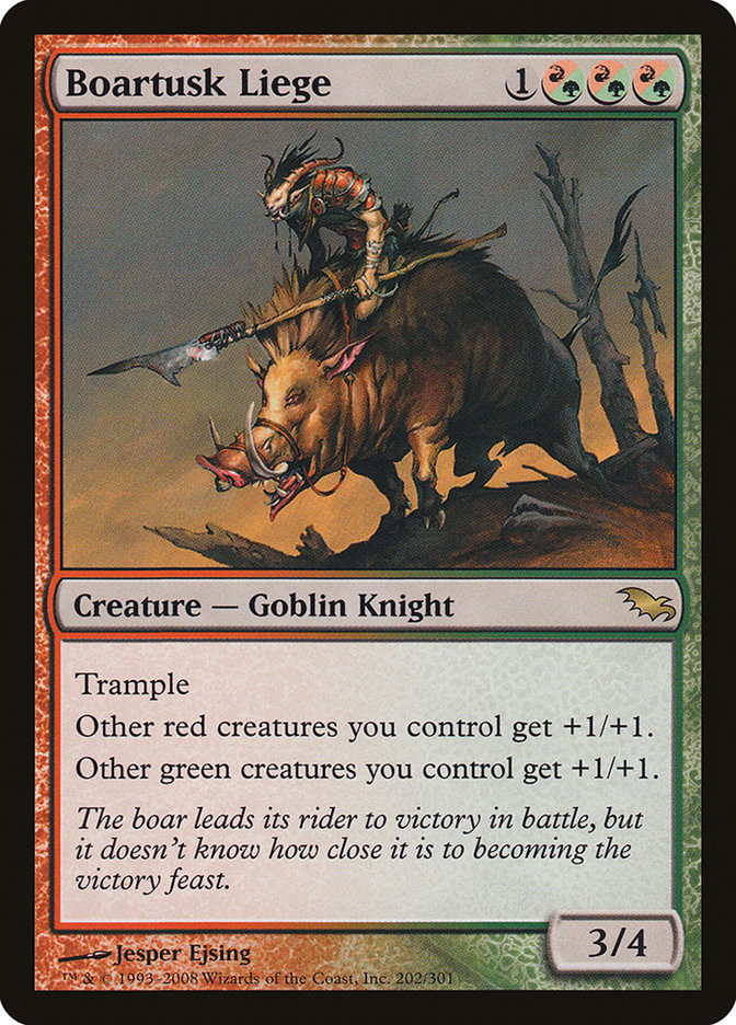 Boartusk Liege [Shadowmoor] | Shuffle n Cut Hobbies & Games