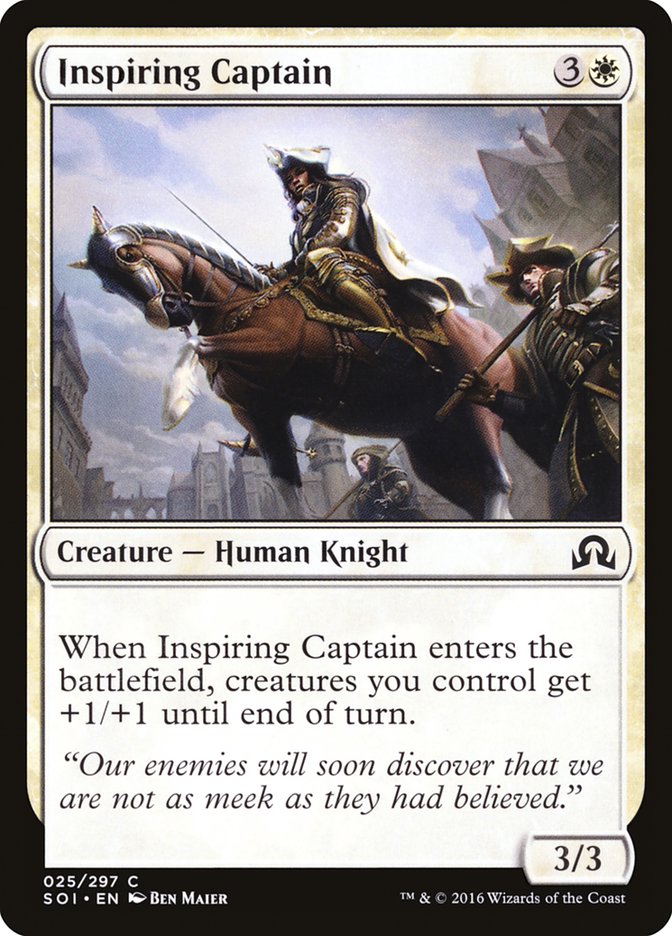 Inspiring Captain [Shadows over Innistrad] | Shuffle n Cut Hobbies & Games