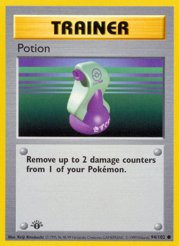 Potion (94/102) (Shadowless) [Base Set 1st Edition] | Shuffle n Cut Hobbies & Games