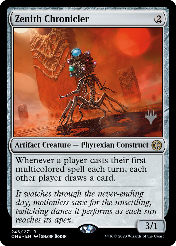 Zenith Chronicler (Promo Pack) [Phyrexia: All Will Be One Promos] | Shuffle n Cut Hobbies & Games