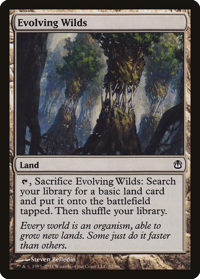 Evolving Wilds [Duel Decks: Ajani vs. Nicol Bolas] | Shuffle n Cut Hobbies & Games