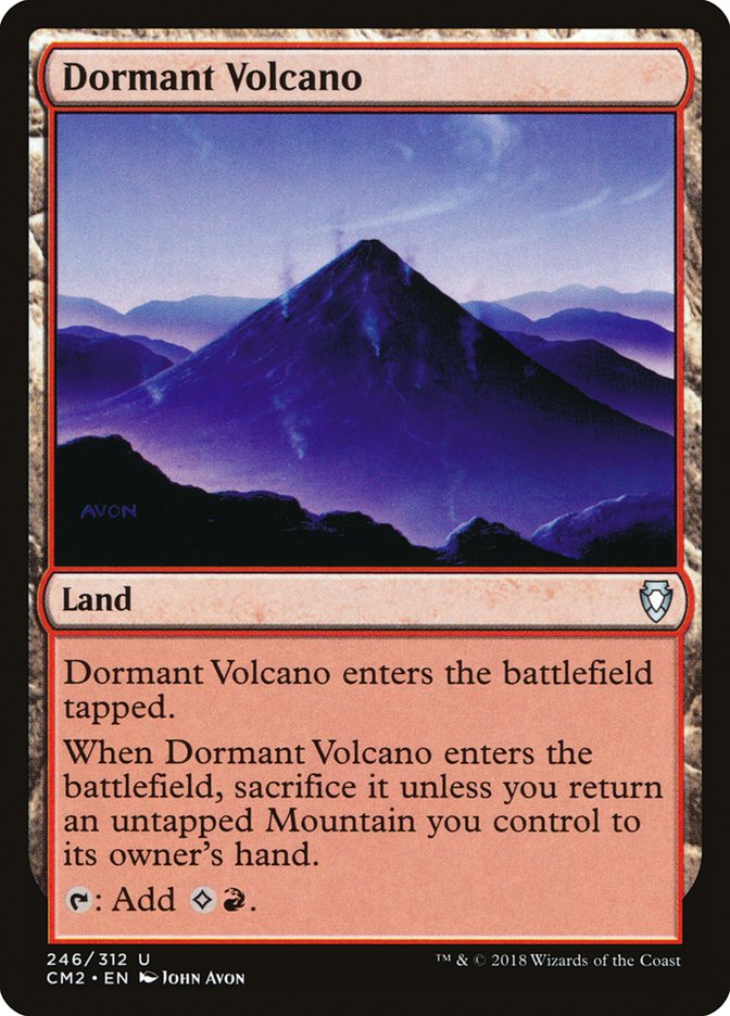Dormant Volcano [Commander Anthology Volume II] | Shuffle n Cut Hobbies & Games