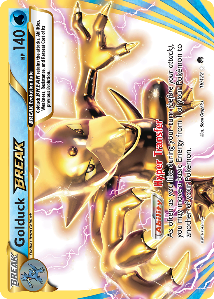 Golduck BREAK (18/122) [XY: BREAKpoint] | Shuffle n Cut Hobbies & Games