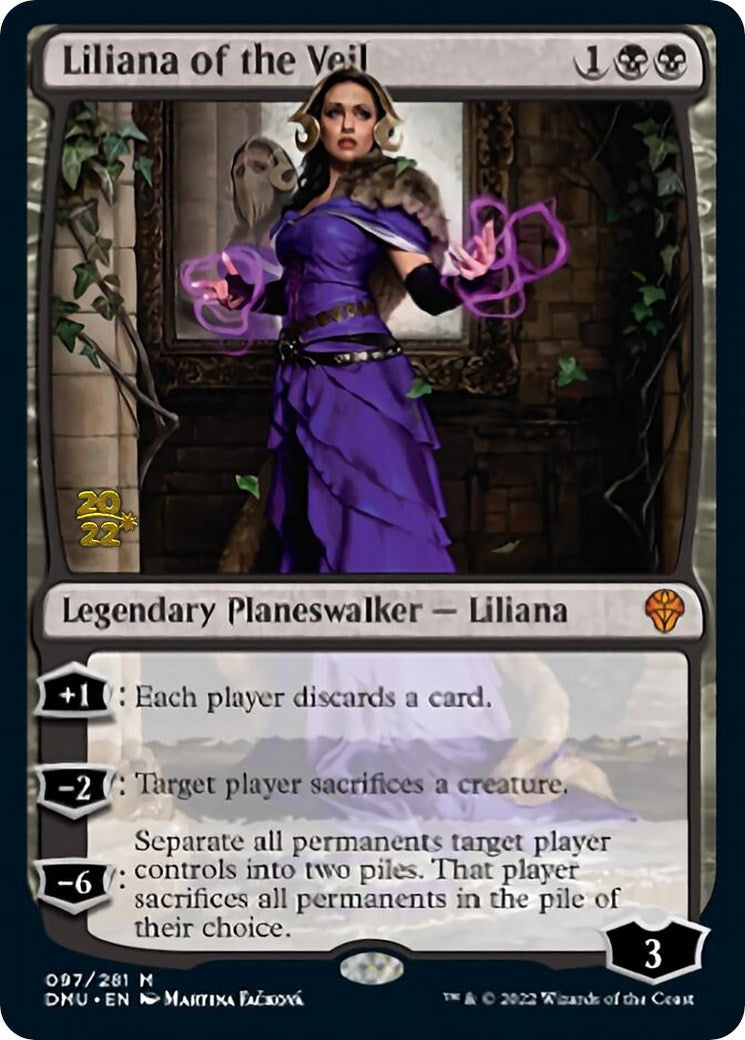 Liliana of the Veil [Dominaria United Prerelease Promos] | Shuffle n Cut Hobbies & Games