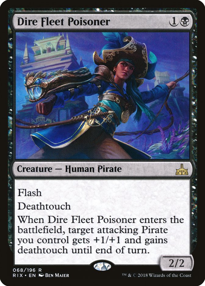Dire Fleet Poisoner [Rivals of Ixalan] | Shuffle n Cut Hobbies & Games