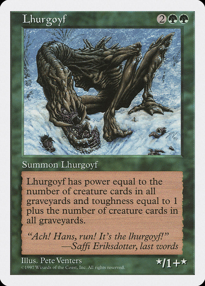 Lhurgoyf [Fifth Edition] | Shuffle n Cut Hobbies & Games