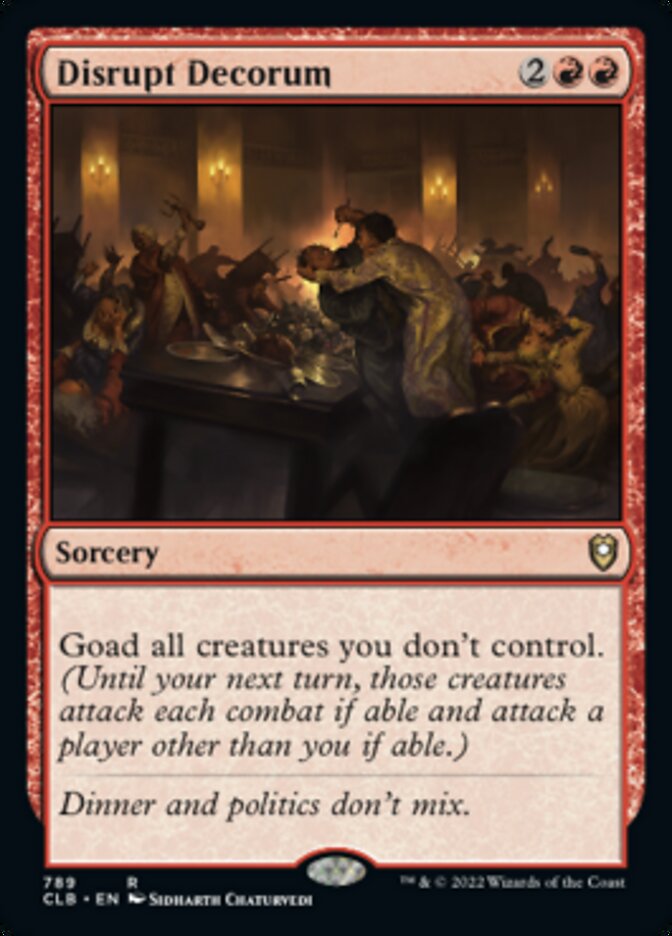 Disrupt Decorum [Commander Legends: Battle for Baldur's Gate] | Shuffle n Cut Hobbies & Games