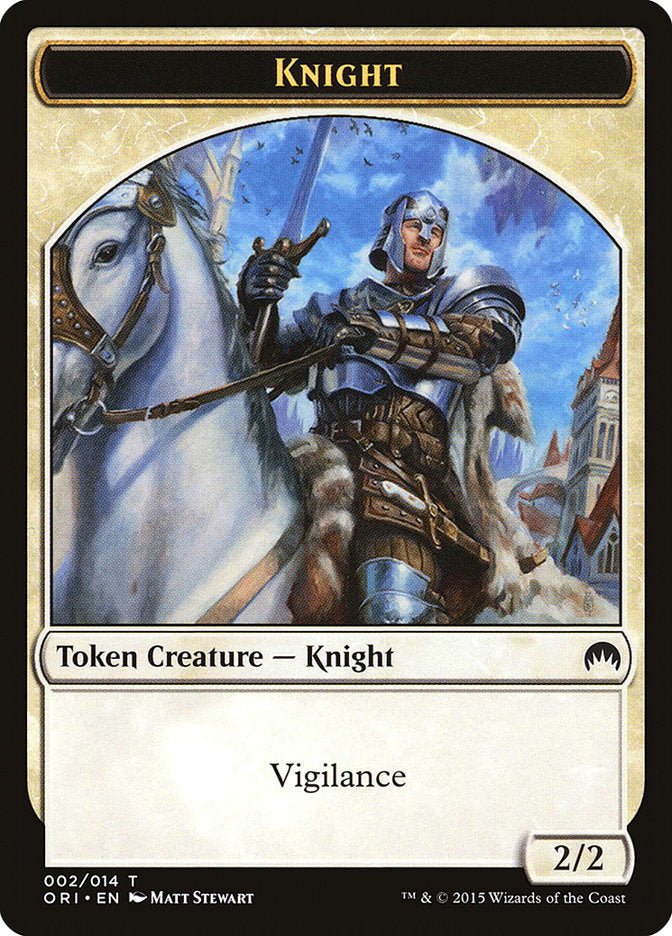 Knight Token [Magic Origins Tokens] | Shuffle n Cut Hobbies & Games