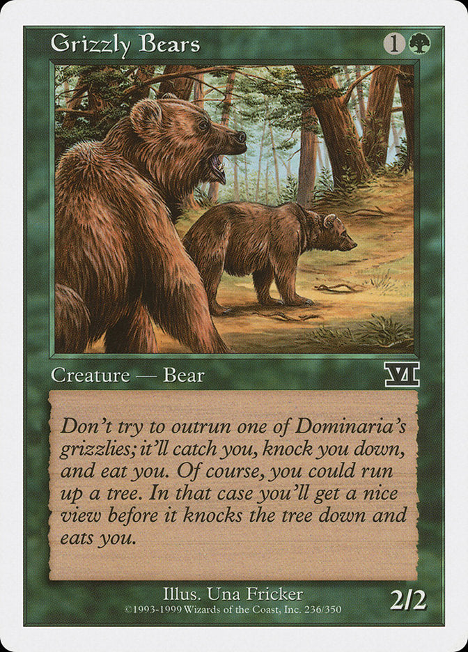 Grizzly Bears [Classic Sixth Edition] | Shuffle n Cut Hobbies & Games