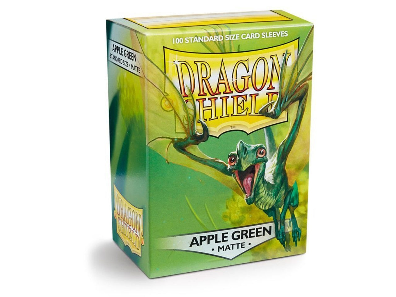 Dragon Shield 100ct MATTE standard Sleeves - Apple Green | Shuffle n Cut Hobbies & Games