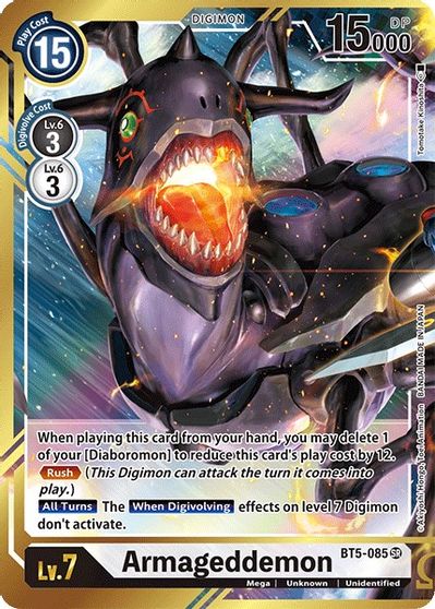 BT5-085: Armageddemon (Alternate Art) | Shuffle n Cut Hobbies & Games