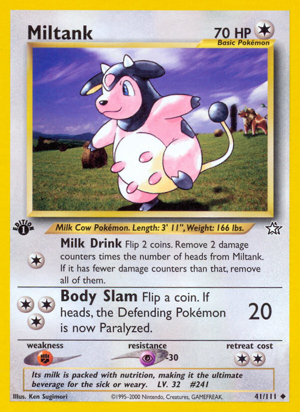 Miltank (41/111) [Neo Genesis 1st Edition] | Shuffle n Cut Hobbies & Games