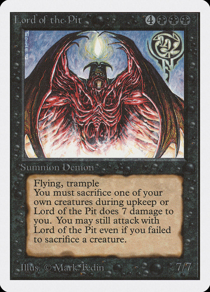 Lord of the Pit [Unlimited Edition] | Shuffle n Cut Hobbies & Games